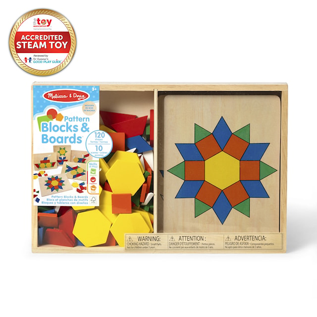 Tuotekuva 4 - Puiset kuviopalikat Opetusleikki Melissa & Doug