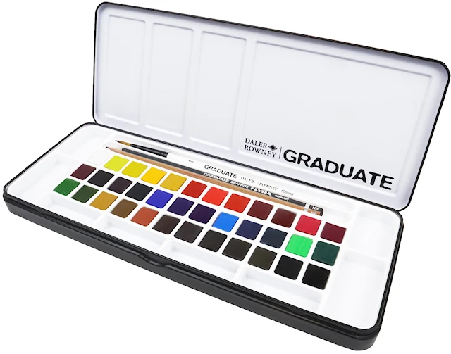 Akvarelliväri Graduate 36 puolikas värinappi Daler-Rowney