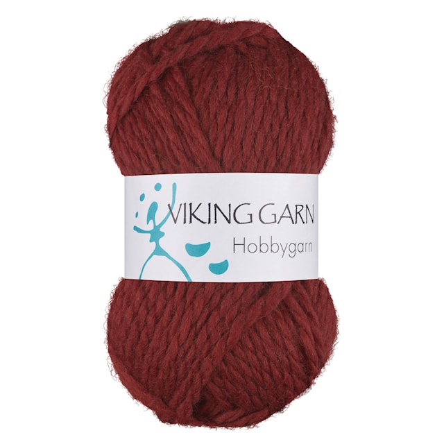 Hobbygarn 50 g Roserød 955 Viking Garn