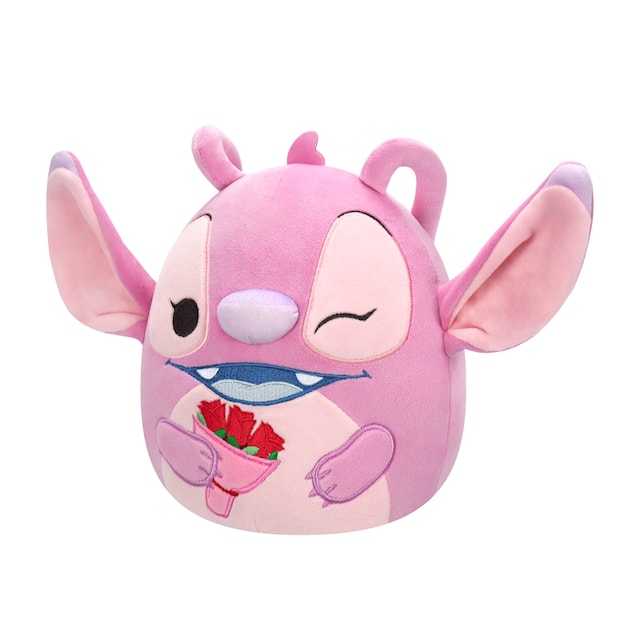Produktbild 2 för Squishmallows 20 cm Disney Angel med Blommor