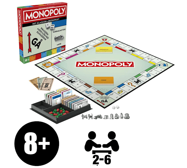 Produktbilde 2 for Monopoly Classic Specialutgåva 90th Year Edition (SE)