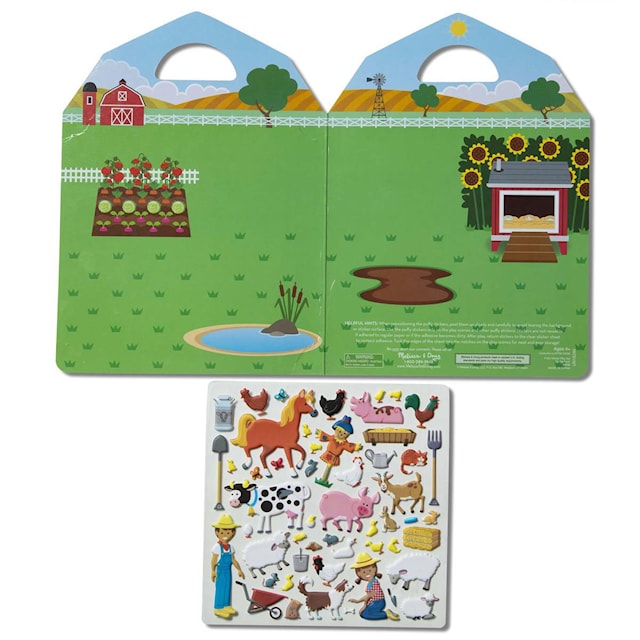 Produktbilde 2 for Reusable Puffy Stickers Farm Melissa & Doug