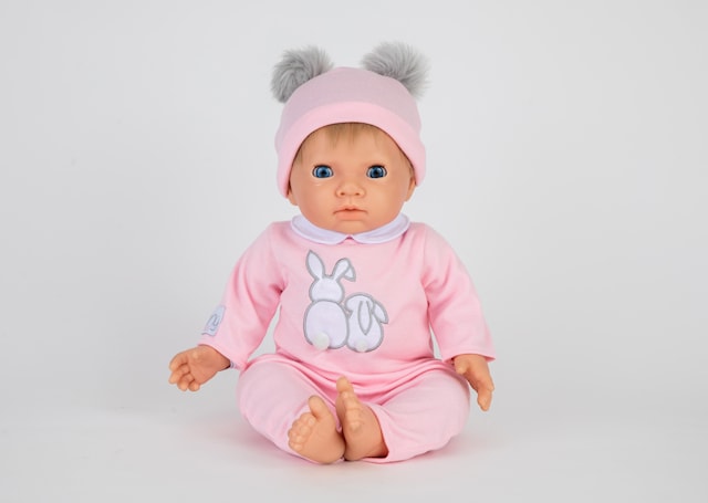 Produktbilde 1 for Blond dukke Rosa klær