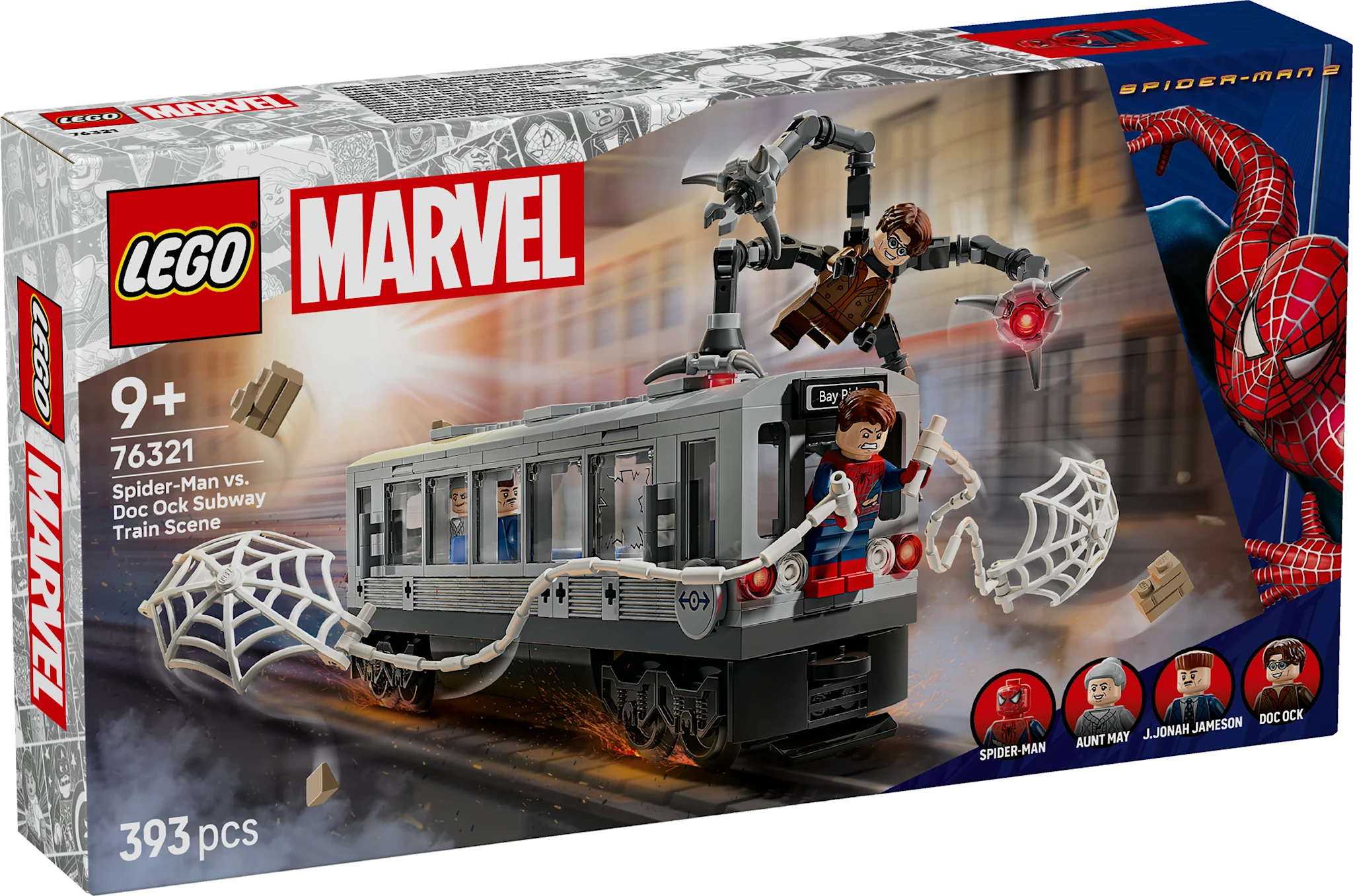 Tuotekuva ille Spider-Man vastaan Doc Ock – Taistelu junassa LEGO® Super Heroes (76321)