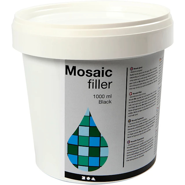 Mosaikfiller Svart 1000 ml