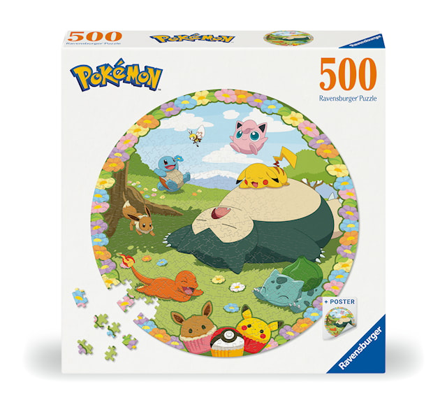 Produktbild 1 för Pussel Blooming Pokémon 500 bitar, Ravensburger