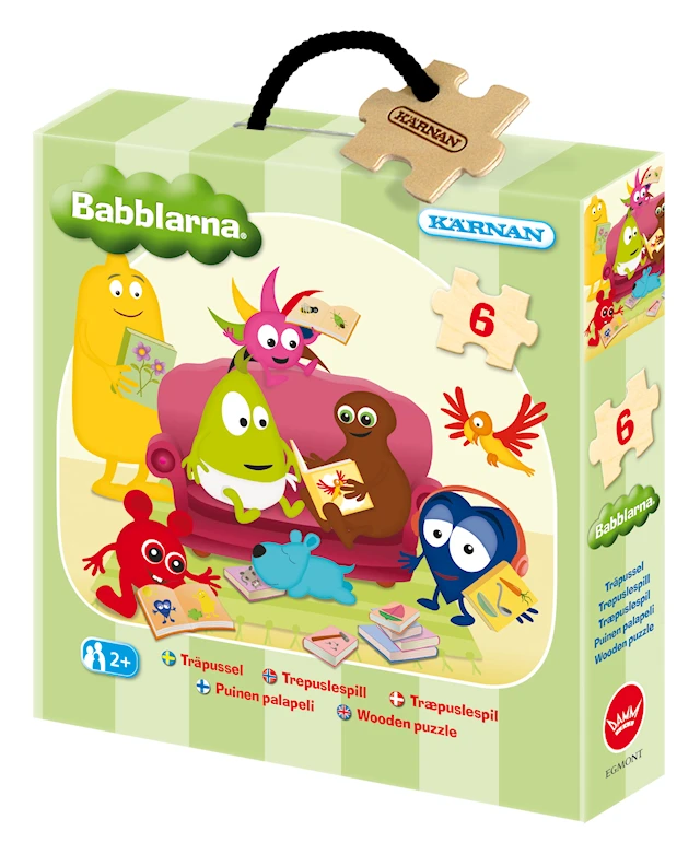 Träpussel Babblarna 6 bitar, Kärnan