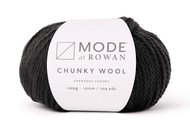 Chunky Wool, 100% villal 100 gr Smoke 010, Mode at Rowan