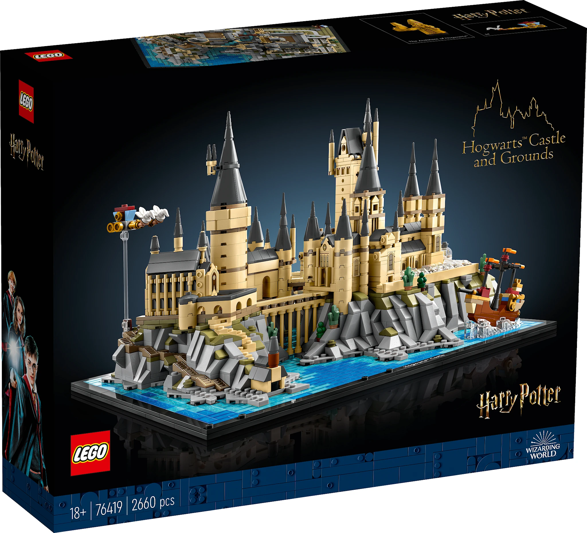 Produktbild för Hogwarts™ slott och område LEGO® Harry Potter™ (76419)