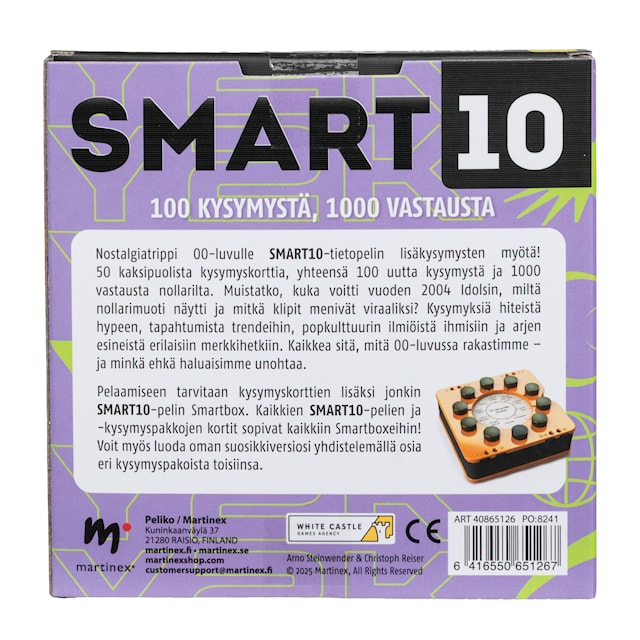 Tuotekuva 2 - Smart10 Kysymyskortit 00-Luku (FI)