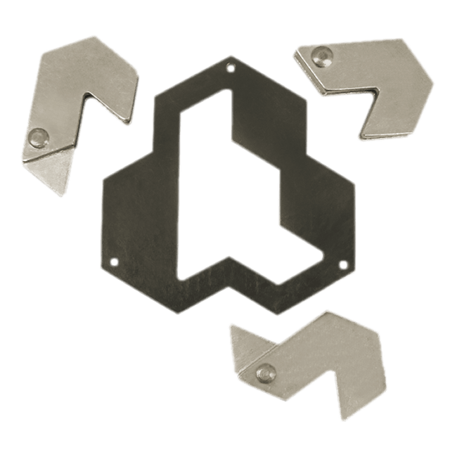 Produktbilde 3 for Huzzle Cast Hjernetrim nivå 4: Hexagon