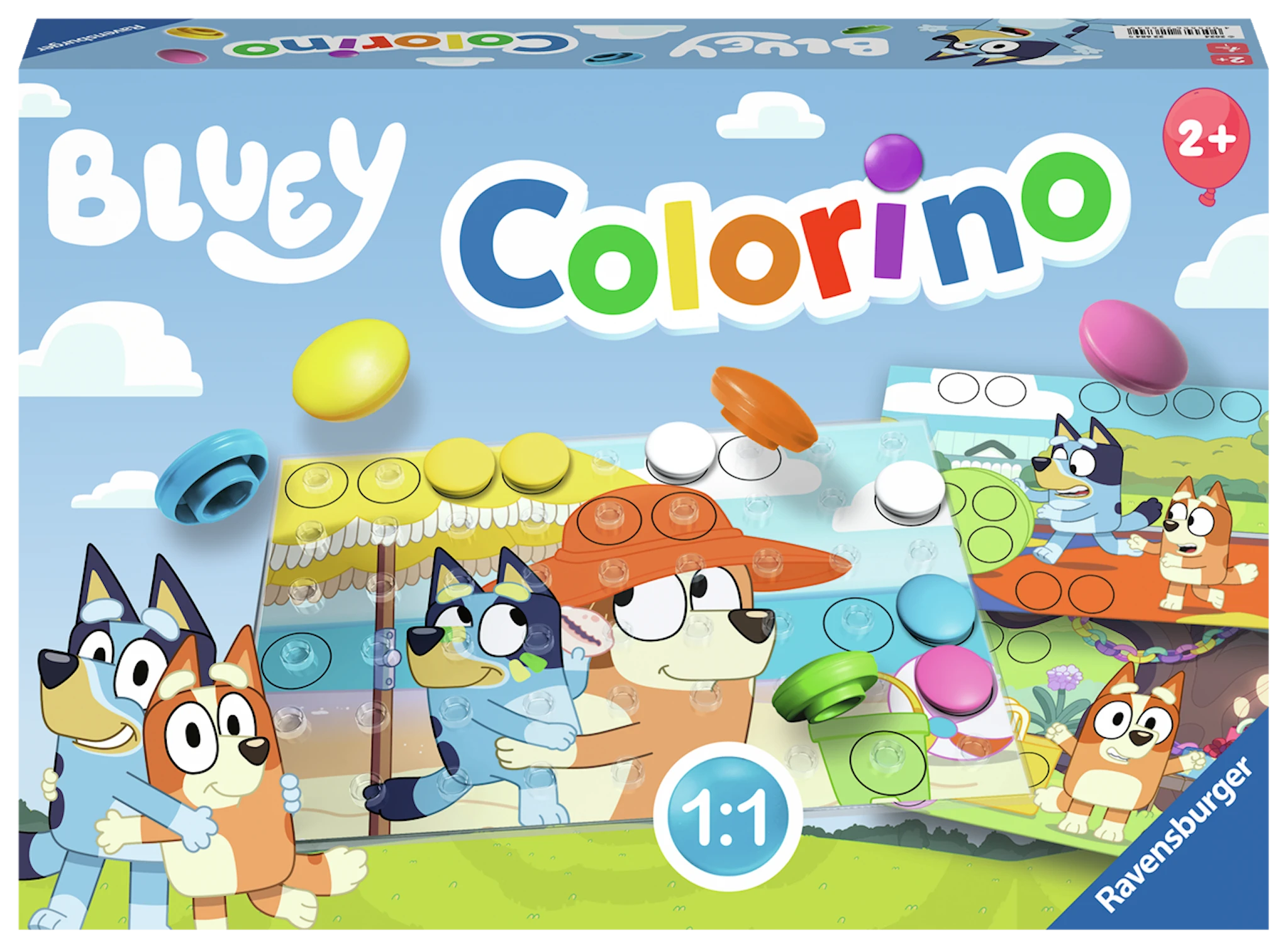Tuotekuva ille Bluey Colorino SV/NO/DA/FI Ravensburger