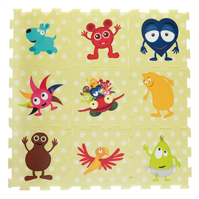 Pusselmatta (9 bitar) Babblarna