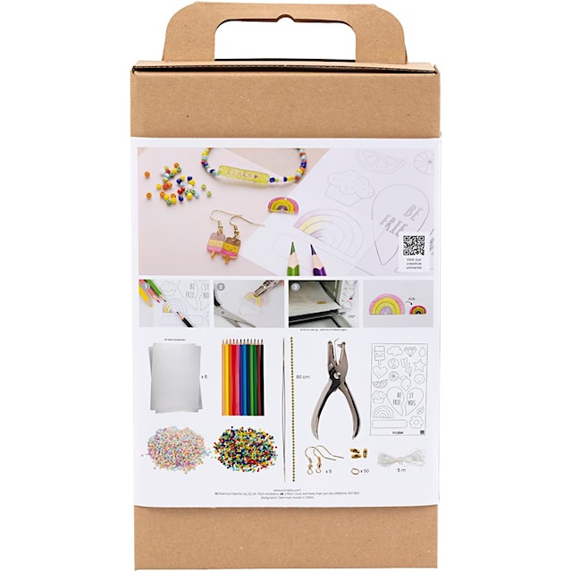 Tuotekuva 3 - Askartelupaketti Kutistemuoviarkit, Korut, 1 pkk/ 1 pkt