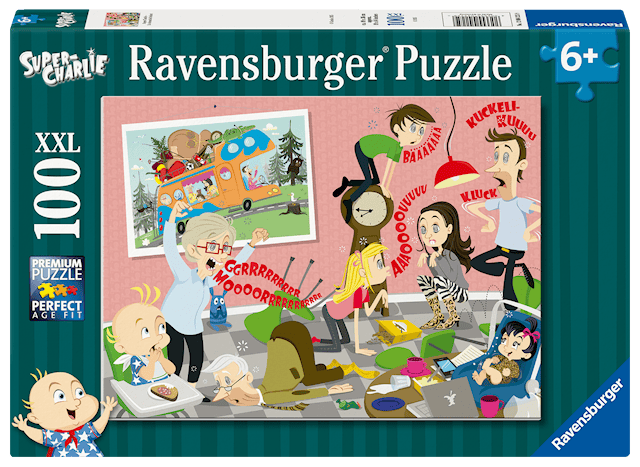 Produktbilde 1 for Puslespill Super Charlie 100 brikker, Ravensburger