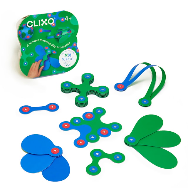 Produktbilde 2 for Itsy Pakke 18 Deler Blå/Grønn Clixo