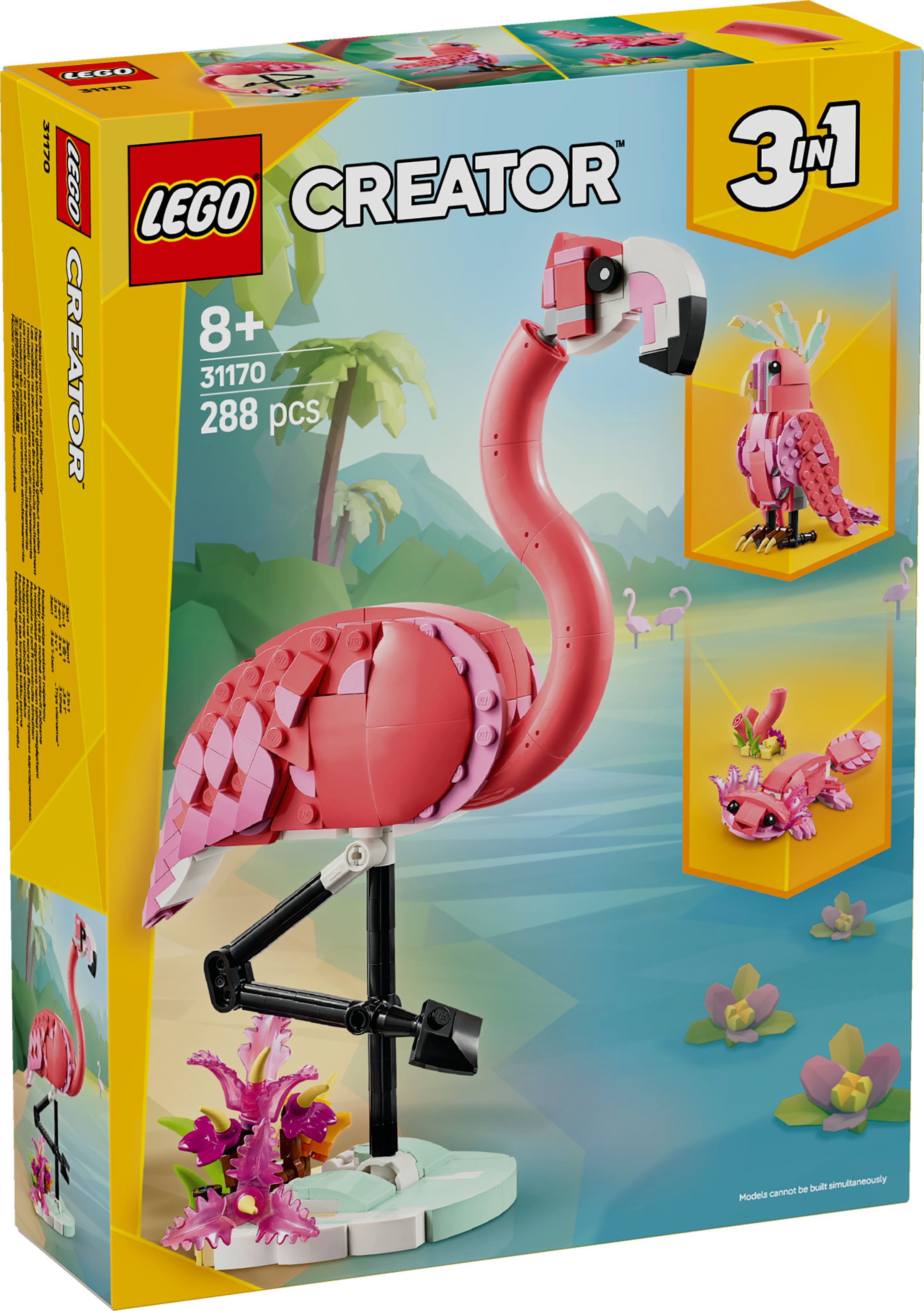 Vilda djur: Rosa flamingo LEGO® Creator (31170)
