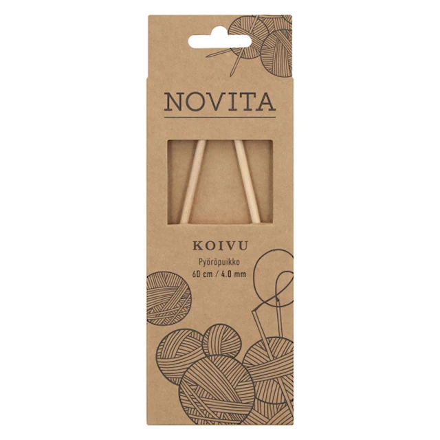 Pyöröpuikot 60 cm koivu 3.5 Novita