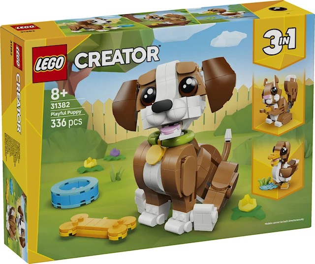 Söta djur: lekfull valp LEGO Creator (31382)