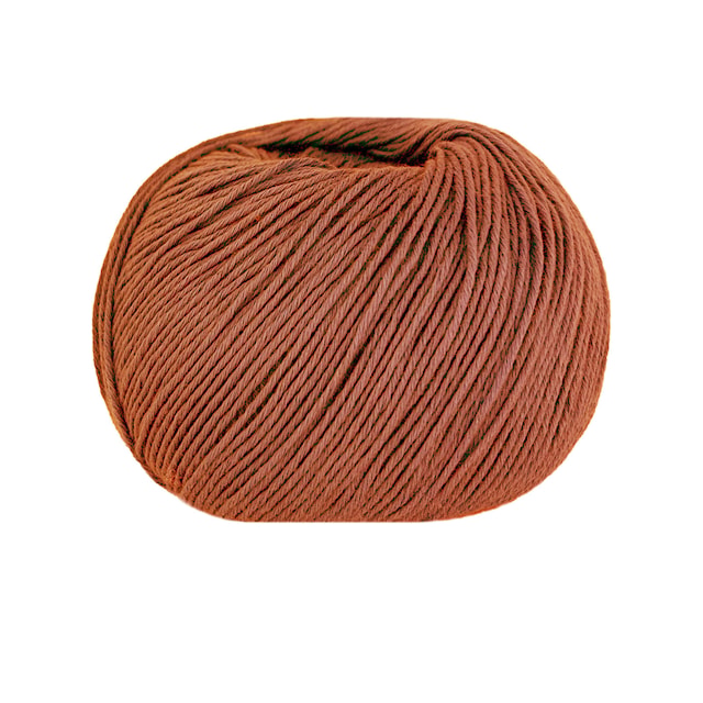 Cashcot organisk bomull och kashmir 50gr Mattone 277 Lana Gatto
