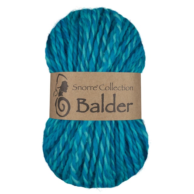 Balder moniväriset. villa 100 gr STurkoosin sävyt 829, Viking Snorre