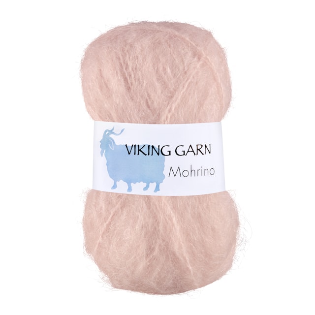 Mohrino 50 g Puuteriroosa 582 Viking Garn