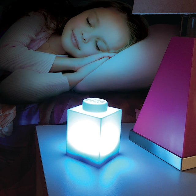Tuotekuva 2 - LEGO Iconic Silikonipalikka 1000% LED-lampulla Sininen