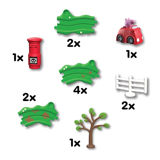 Produktbilde 4 for WHIZZ AROUND PEPPA RED CAR Peppa Pig