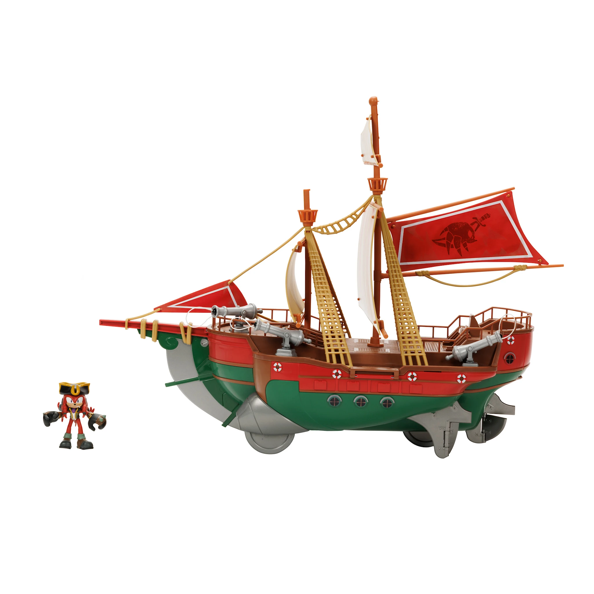 Produktbild för Piratskepp med Figur Sonic Prime Lekset