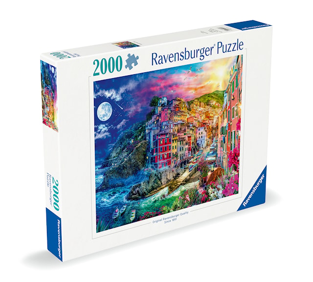 Tuotekuva 2 - Palapeli Värikäs Cinque Terre 2000 palaa, Ravensburger
