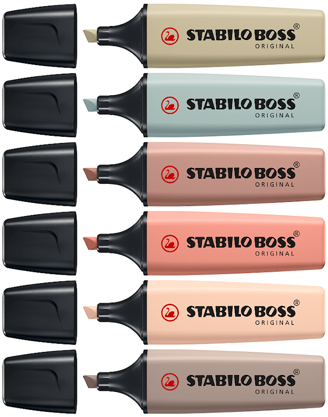 Tuotekuva 2 - STABILO BOSS ORIGINAL Nature Colors 6 kpl