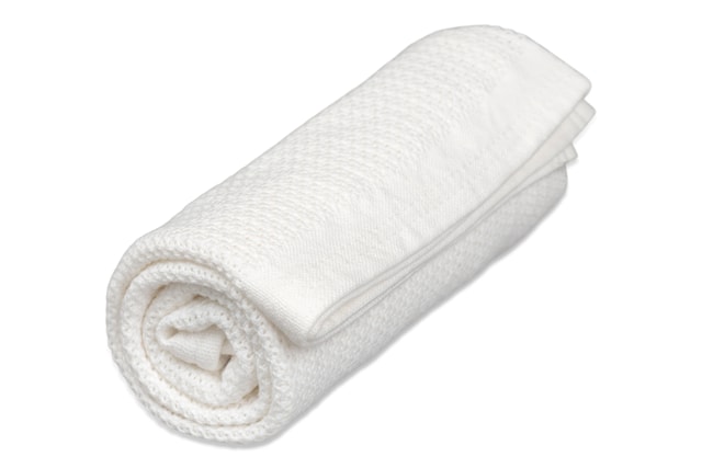 Tuotekuva 1 - Vauvanpeitto Pehmeä Grid EKO Bright White Vinter & Bloom