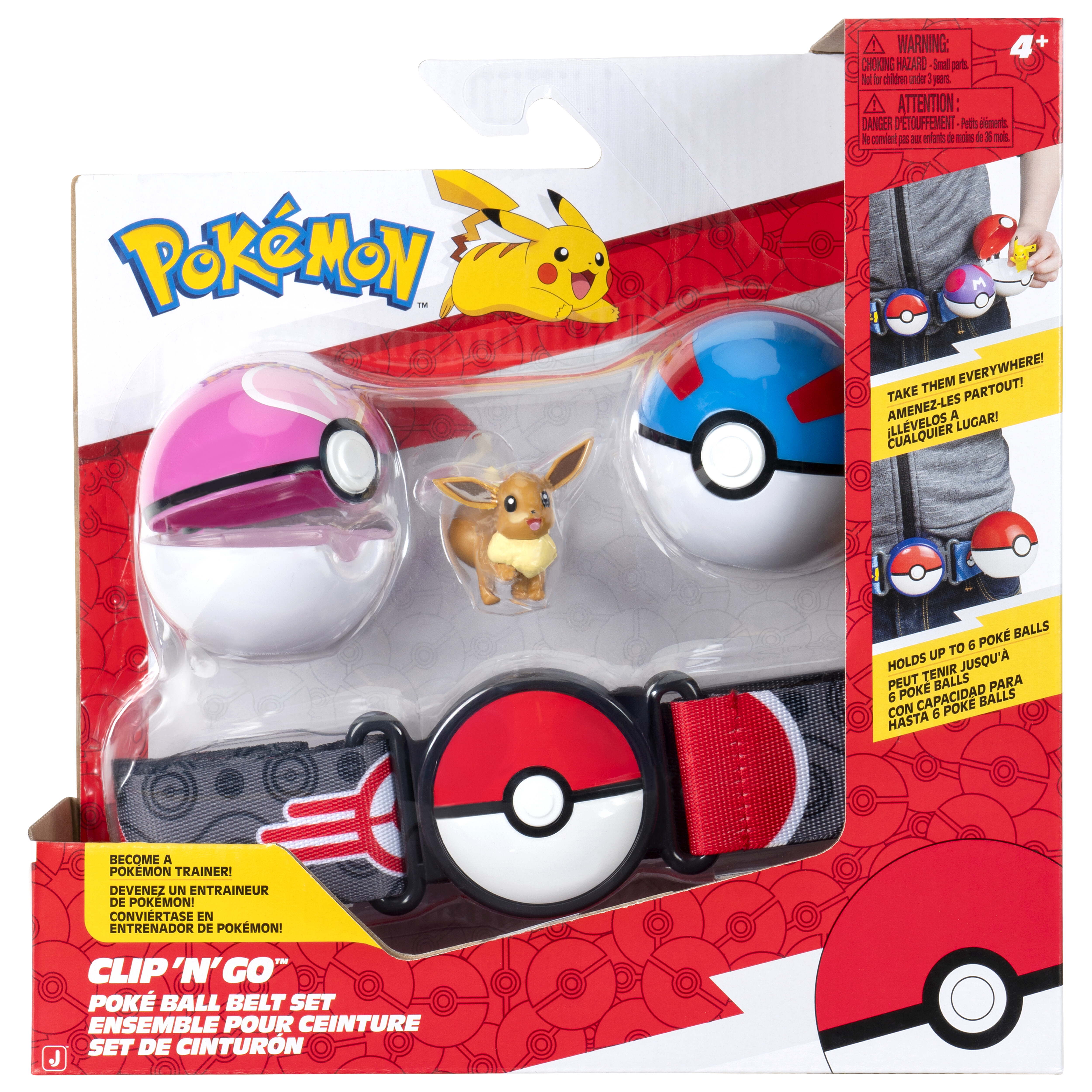 Clip N Go Belt Set Eevee Pokémon