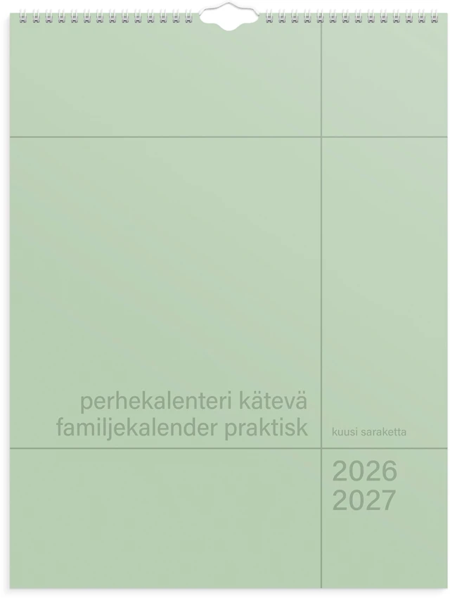 Perhekalenteri 26/27 Kätevä Burde