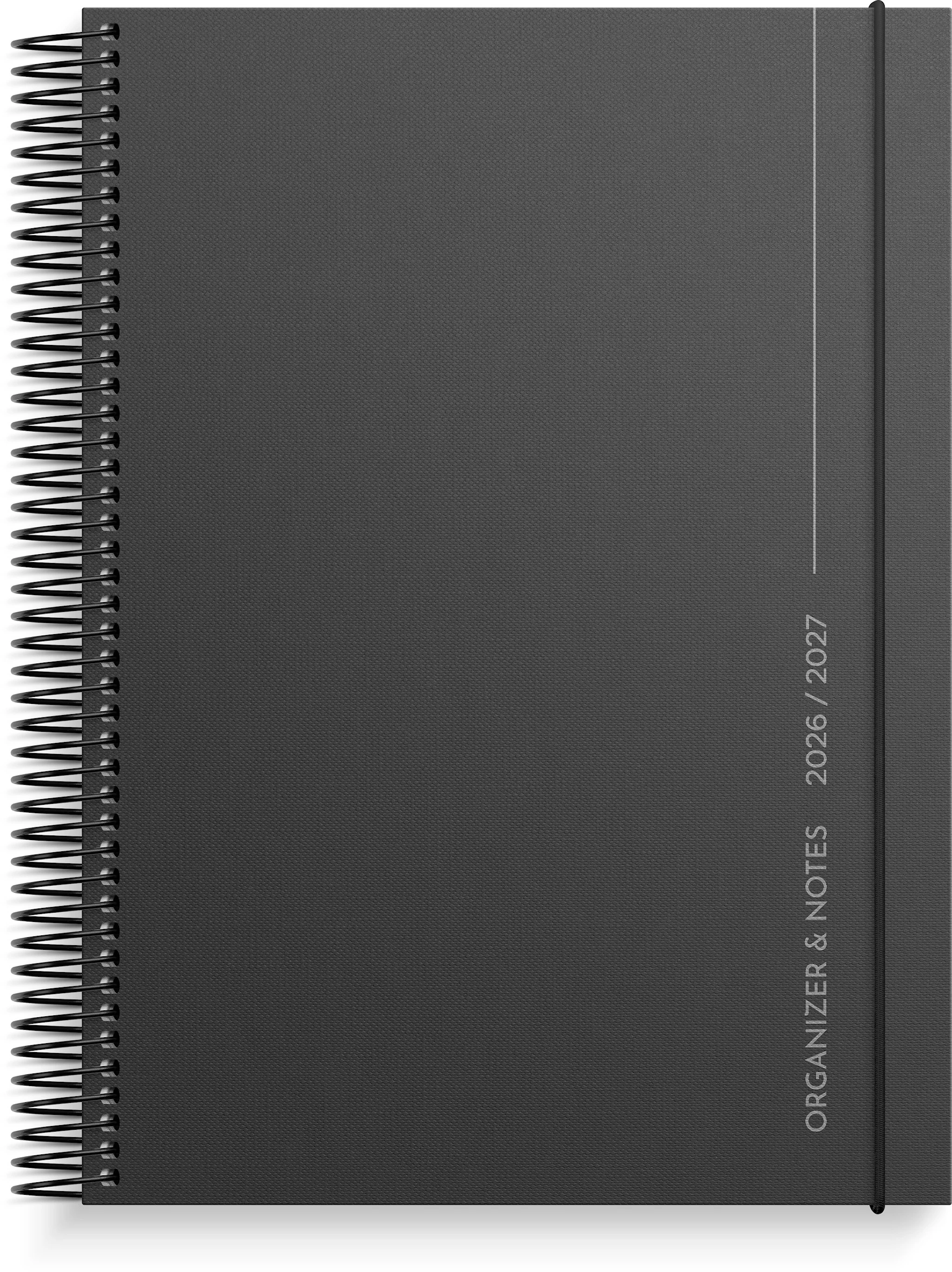 Produktbild för Kalender 26/27 Organizer & Notes Svart Burde