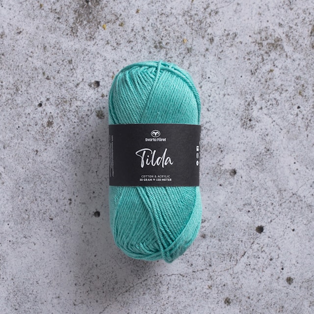 Tilda Lanka Puuvillasekoite 50 g 582 Minttu Svarta Fåret