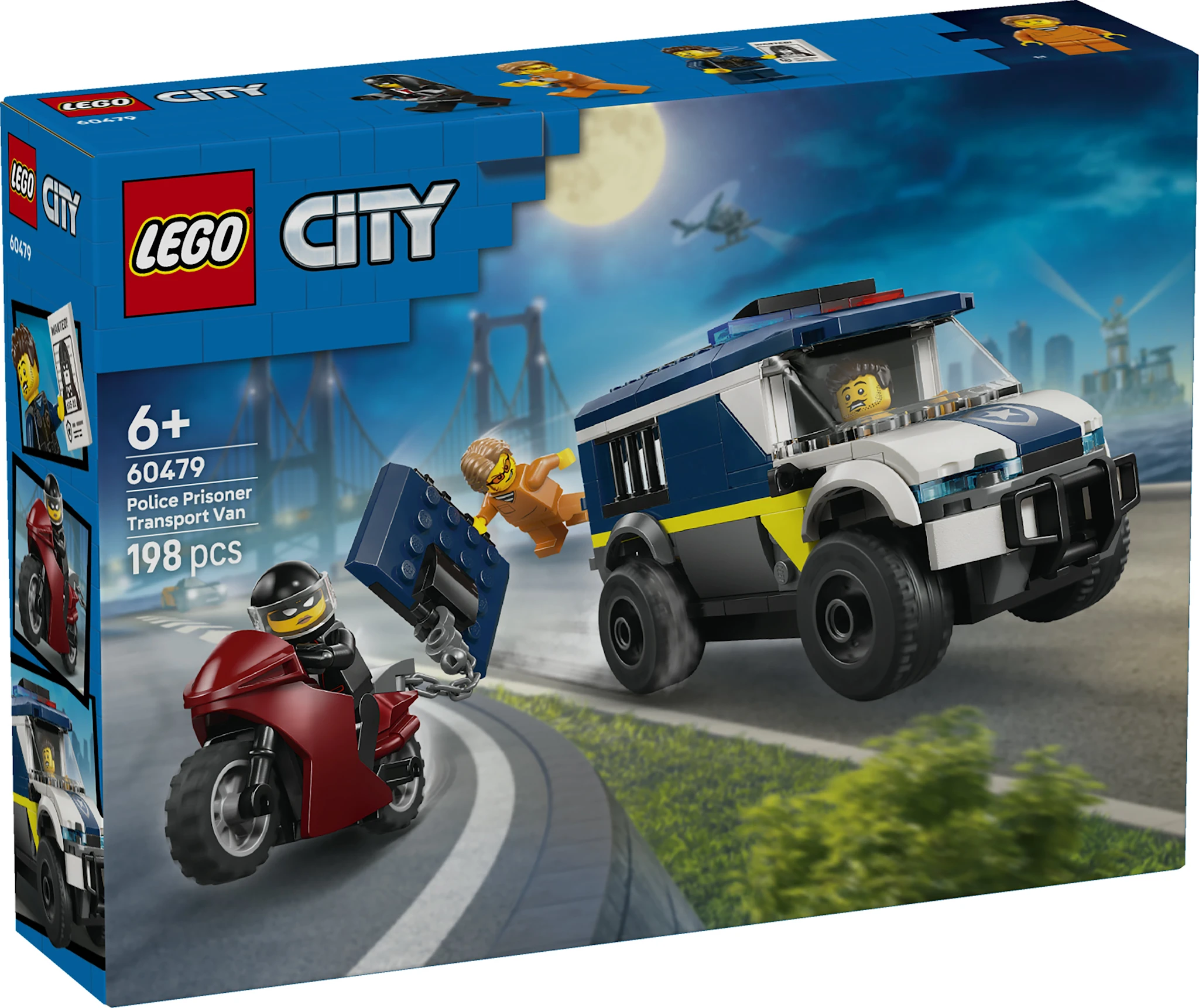 Tuotekuva ille LEGO City Poliisin vankien kuljetusauto (60479)