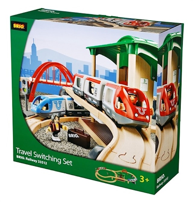 Produktbilde 2 for Stort passasjertogsett, Brio Trejernbane