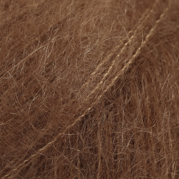 Kid- Silk Garn Mohair Silke 25 g Choklad 35 Drops