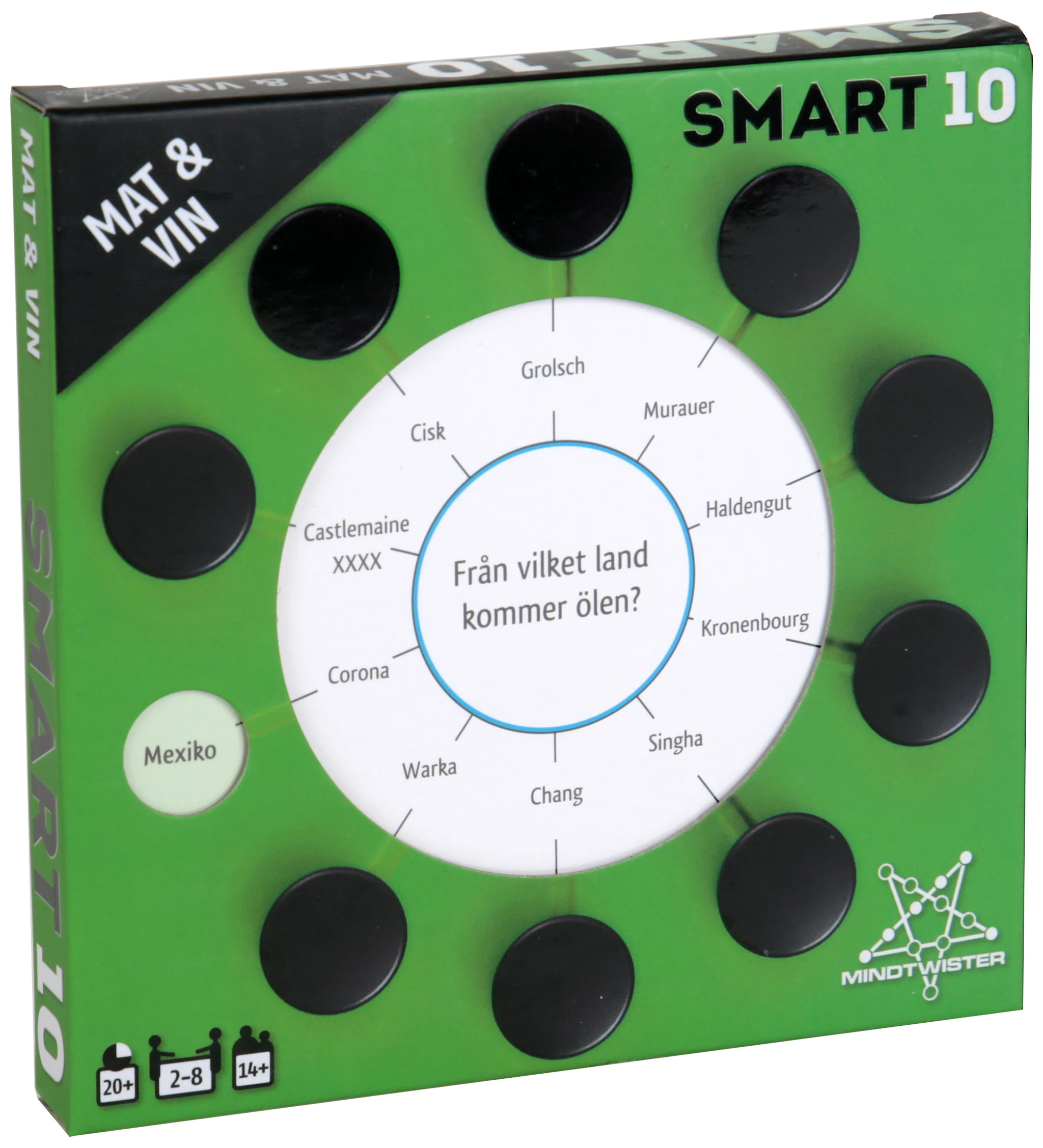 Produktbild för SMART10 Frågekort 3 Mat & Vin (SE)