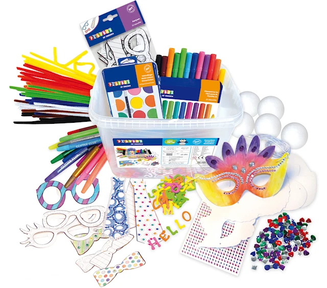Askartelulaatikko 1 100 osaa Playbox
