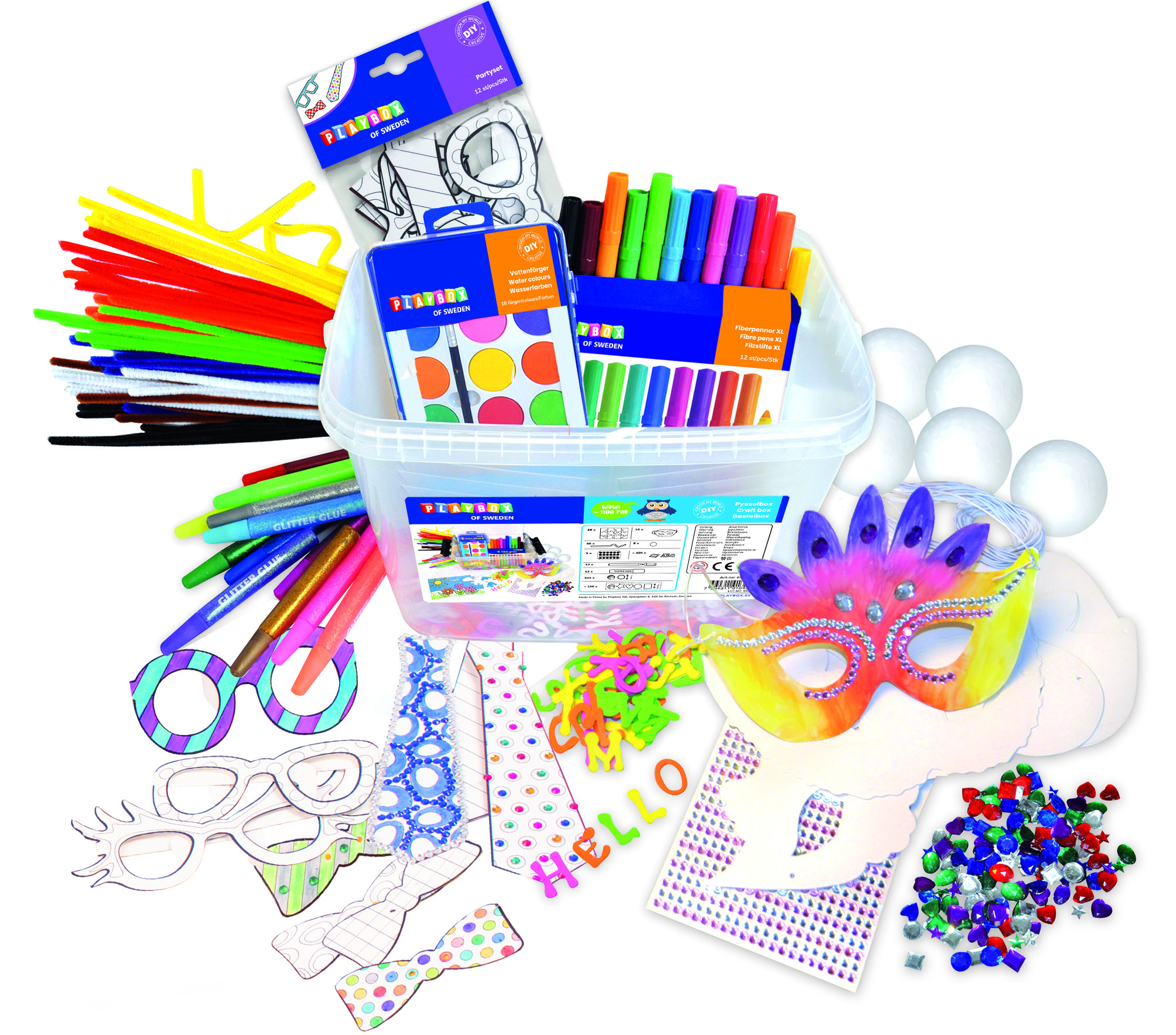 Pysselback Kreativ 1100 delar, Playbox
