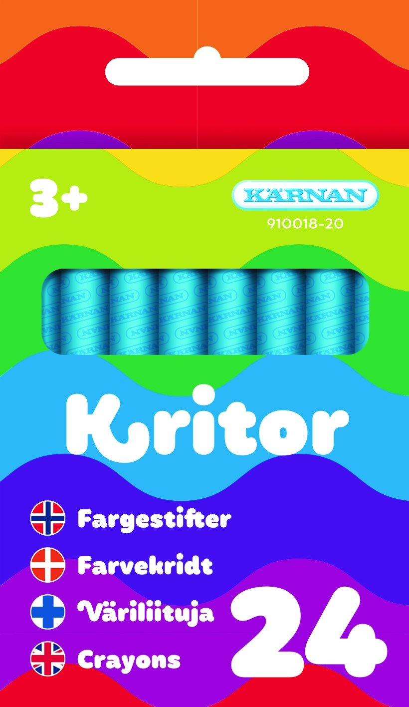 Färgkritor 24-p, Kärnan