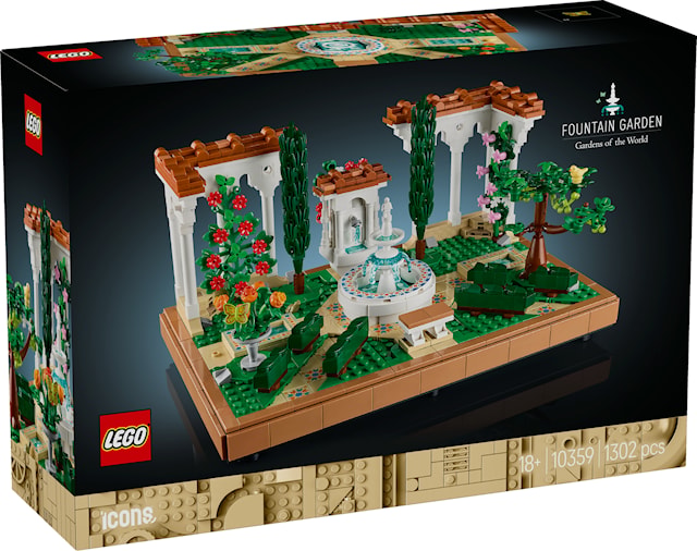 Tuotekuva 1 - Puutarha ja suihkulähde LEGO® Icons (10359)