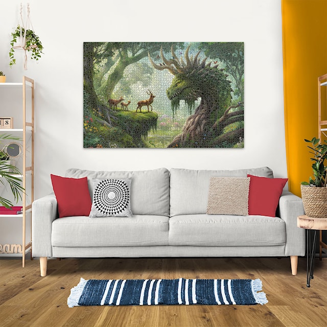 Tuotekuva 4 - Palapelit The Forest Dragon awakes 3000 palaa, Ravensburger