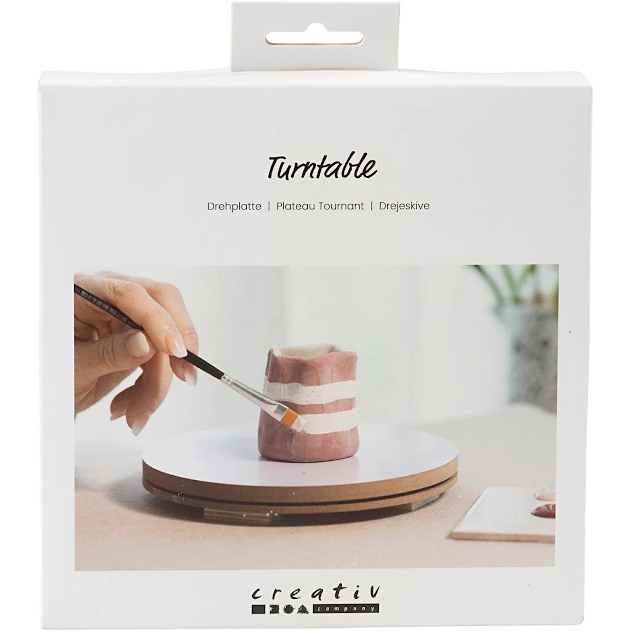 Produktbilde for Dreieskive, H: 2,5 cm, dia. 17 cm, 1 stk.