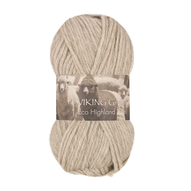 Highland Eco Wool 50 g Pearl Grey 212 Viking Garn