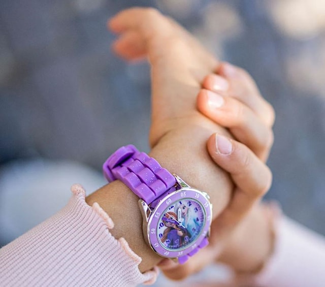 Tuotekuva 3 - Time Teacher -analoginen lastenkello Disney Frost Accutime