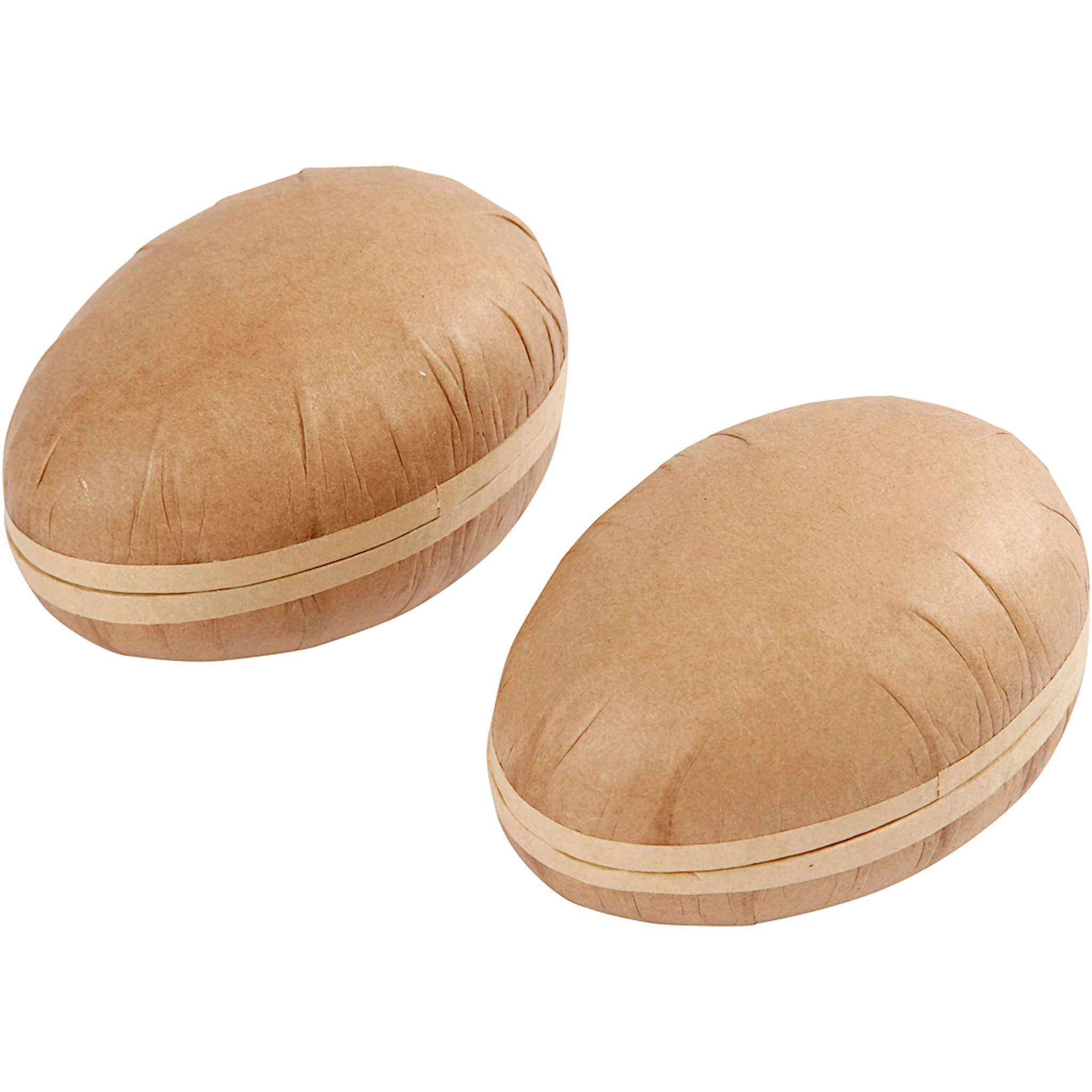 Produktbild för Påskägg Naturfärgade 12cm 2-p Creativ Company