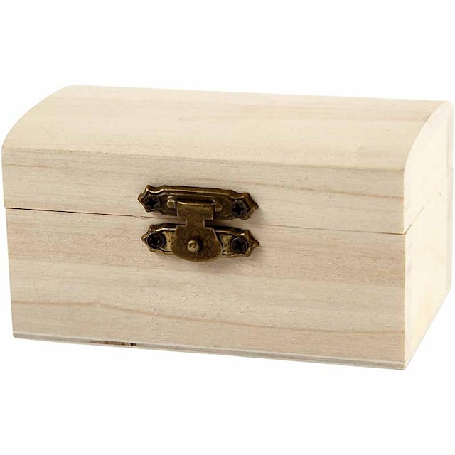 Tuotekuva 1 - Aarrearkku, S: 4,9 cm, Pit. 9 cm, Lev: 5,2 cm, 10 kpl/ 1 pkt